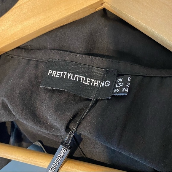PrettyLittleThing Black Mini Dress - Picture 11 of 13